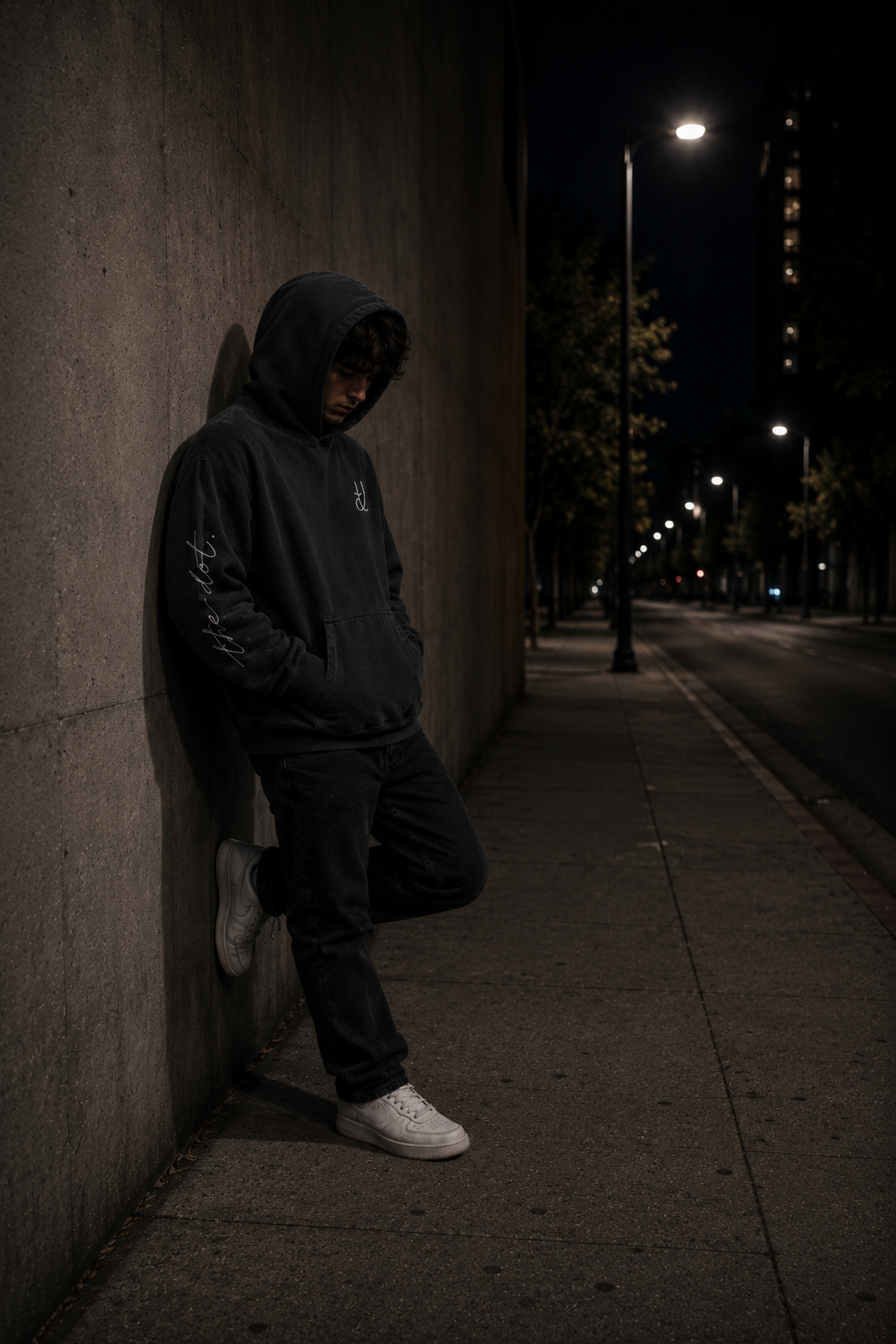 Midnight Wash Hoodie