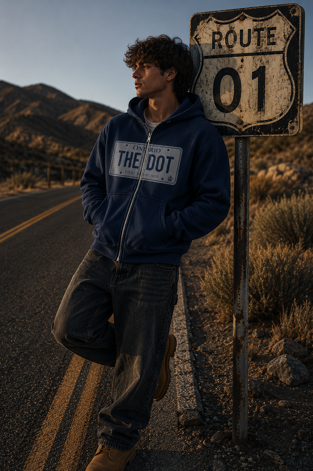 Route 01 Zip Up