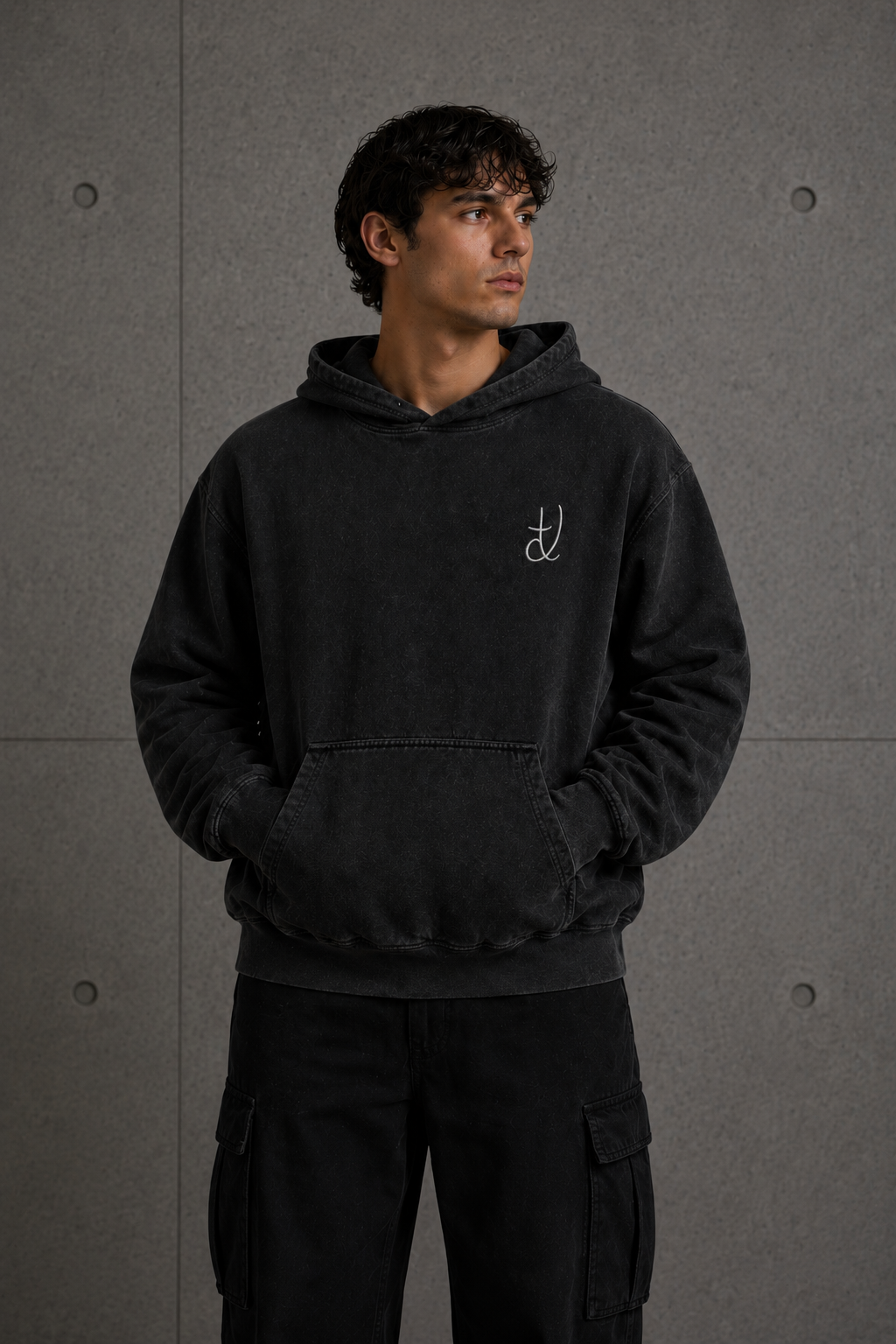 Midnight Wash Hoodie