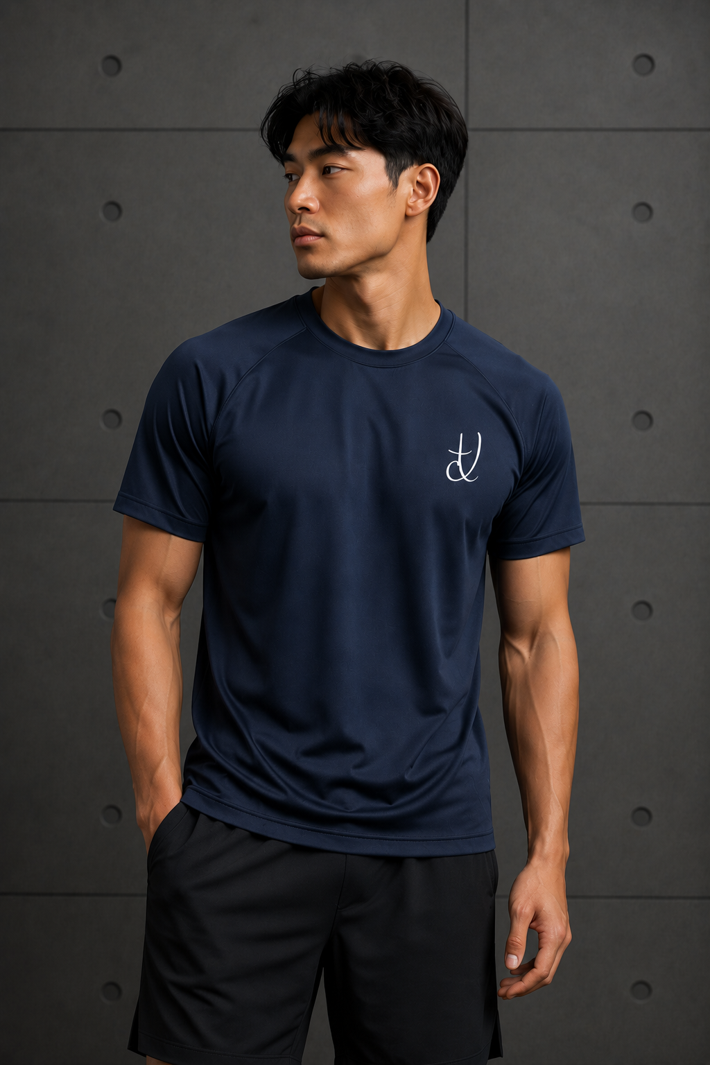 Navy Pulse Tee